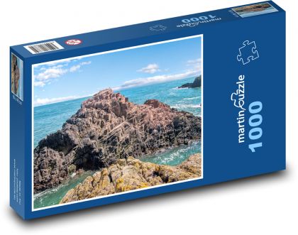 Cliffs - rocks, Scotland - Puzzle 1000 pieces, size 60x46 cm 