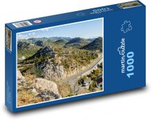 Croatia - rocks, roads Puzzle 1000 pieces - 60 x 46 cm 