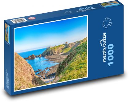 Pláž - útes, more - Puzzle 1000 dielikov, rozmer 60x46 cm