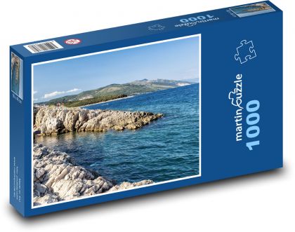 Chorwacja - morze, plaża - Puzzle 1000 elementów, rozmiar 60x46 cm