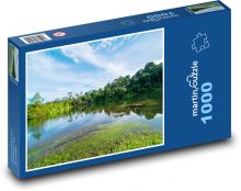 Stausee - Landschaft, Natur Puzzle 1000 Teile - 60 x 46 cm