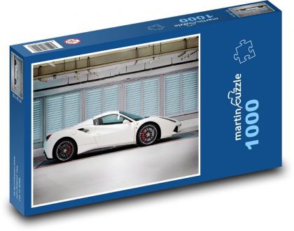 Ferrari - samochód sportowy, silnik - Puzzle 1000 elementów, rozmiar 60x46 cm