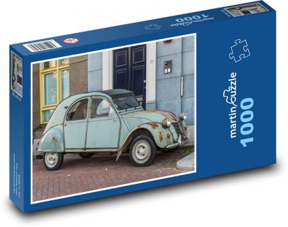 Auto - retro, veterán - Puzzle 1000 dílků, rozměr 60x46 cm