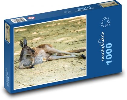 Klokan - zviera, Austrália - Puzzle 1000 dielikov, rozmer 60x46 cm