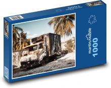 Nákladné auto - vrak, vozidlo Puzzle 1000 dielikov - 60 x 46 cm 