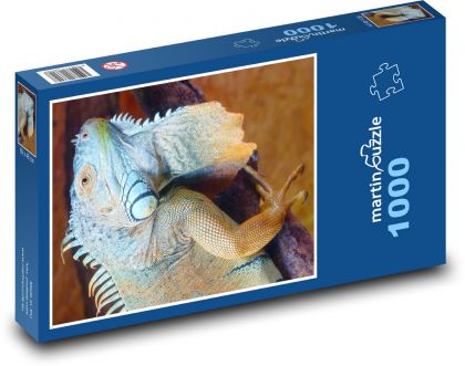 Leguan - Tier, Reptil - Puzzle - 1000 Teile