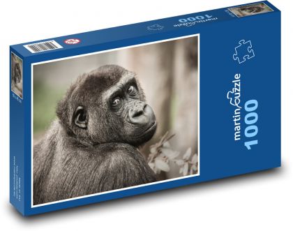 Gorilla - Tier, Säugetier - Puzzle - 1000 Teile