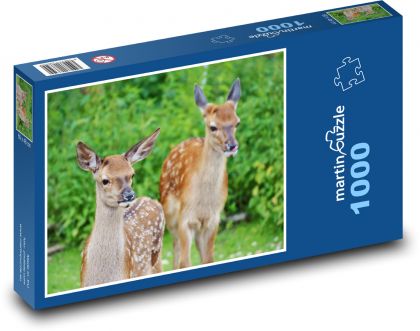 Sarna - płowa, zwierzęta leśne - Puzzle 1000 elementów, rozmiar 60x46 cm