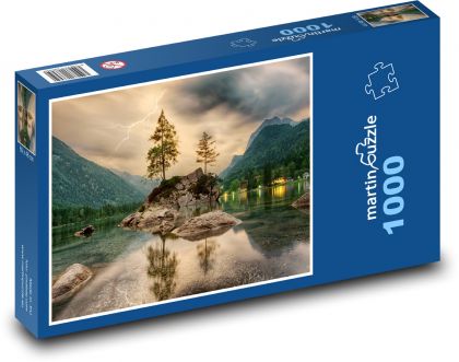 Jezero - příroda, voda - puzzle 1000 dílků