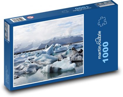 Lodowiec - ocean, morze - Puzzle 1000 elementów, rozmiar 60x46 cm