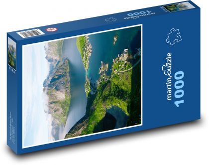 Hory - more, ostrovy - Puzzle 1000 dielikov, rozmer 60x46 cm