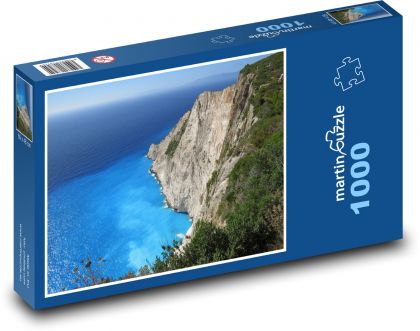 Klif - rafy, Irlandia - Puzzle 1000 elementów, rozmiar 60x46 cm