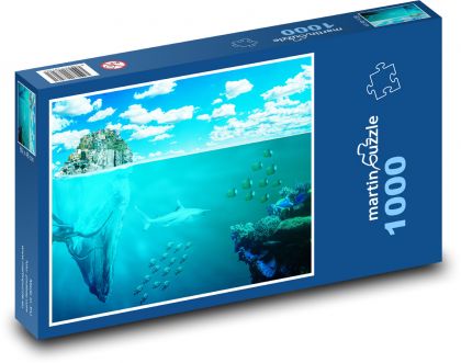 More - ryby, chobotnice - Puzzle 1000 dielikov, rozmer 60x46 cm