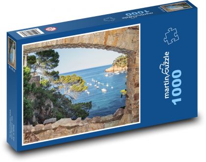 Kamenný oblouk - moře, příroda - puzzle 1000 dílků