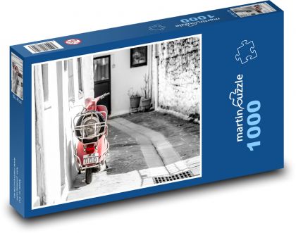 Městský skútr, Řecko - puzzle 1000 dílků