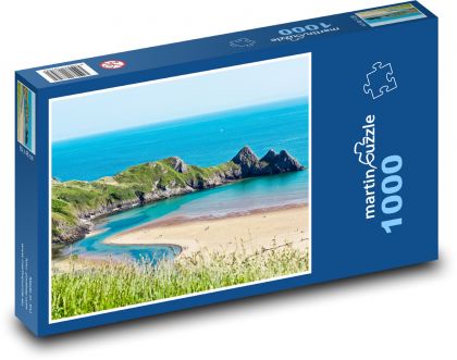 Pláž - pobrežie, more - Puzzle 1000 dielikov, rozmer 60x46 cm