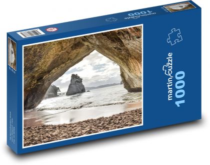 New Zealand - Sea, Rocks - Puzzle 1000 pieces, size 60x46 cm 
