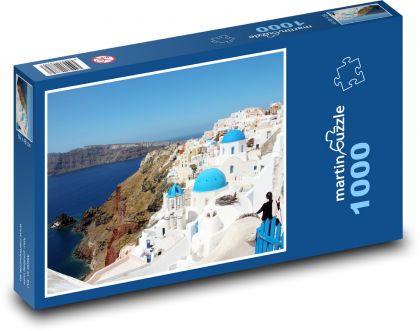 Santorini - Greece,.island - Puzzle 1000 pieces, size 60x46 cm 