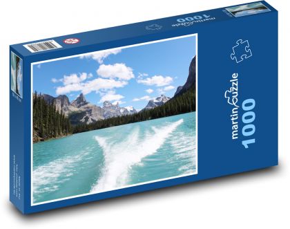 Malígne jazero - Kanada, more - Puzzle 1000 dielikov, rozmer 60x46 cm