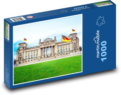 Bundestag - Berlin, Parlament - Puzzle 1000 dílků, rozměr 60x46 cm