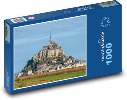 Mont Saint Michel - city, castle - Puzzle 1000 pieces, size 60x46 cm 