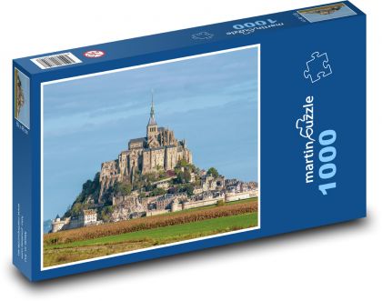 Mont Saint Michel - Stadt, Schloss - Puzzle - 1000 Teile
