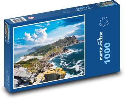 Cies Island - Spain, sea - Puzzle 1000 pieces, size 60x46 cm 
