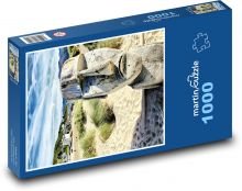 Statue - Moai, Osterinseln Puzzle 1000 Teile - 60 x 46 cm