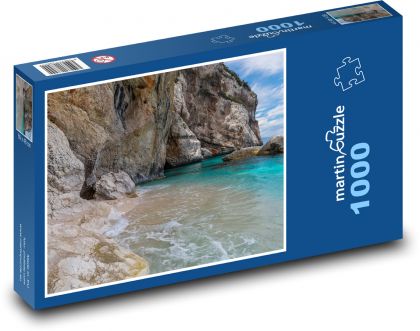 Hory - moře, příroda - Puzzle 1000 dílků, rozměr 60x46 cm