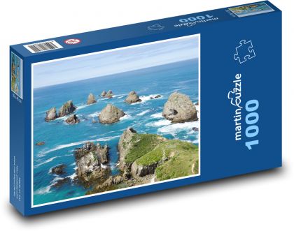 Nowa Zelandia - Pacyfik, Ocean - Puzzle 1000 elementów, rozmiar 60x46 cm