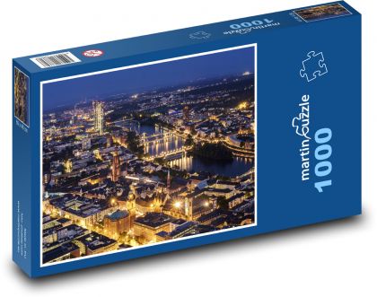 Frankfurt - Germany, city - Puzzle 1000 pieces, size 60x46 cm 