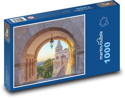 Budapešť - Maďarsko, architektúra - Puzzle 1000 dielikov, rozmer 60x46 cm