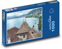 Hrad - pevnost, sřecha Puzzle 1000 - 60x46 cm