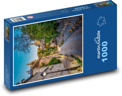 Paříž - Montmartre, Francie - Puzzle 1000 dílků, rozměr 60x46 cm
