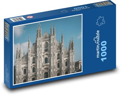 Katedrála Duomo - MIlán, Itálie - puzzle 1000 dílků