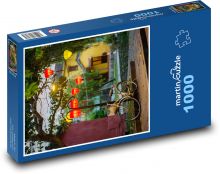 Hoi An - Vjetnam, round Puzzle 1000 pieces - 60 x 46 cm 