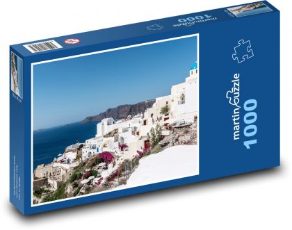 Santorini - Řecko, ostrov - puzzle 1000 dílků