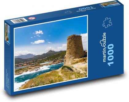 Příroda - moře, skály - Puzzle 1000 dílků, rozměr 60x46 cm