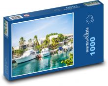 Rezort - lode, lagúna Puzzle 1000 dielikov - 60 x 46 cm 