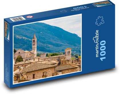Assisi City, Taliansko - Puzzle 1000 dielikov, rozmer 60x46 cm