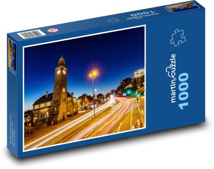 Landungsbrücken - Německo, Hamburg - puzzle 1000 dílků