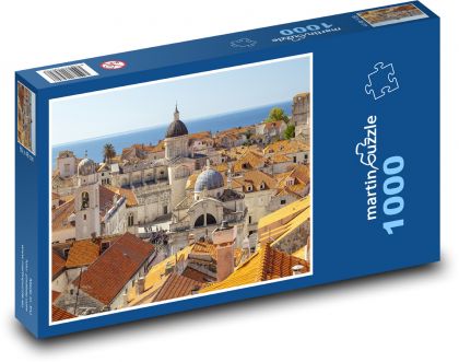 Dubrovník - Chorvatsko, město - Puzzle 1000 dílků, rozměr 60x46 cm