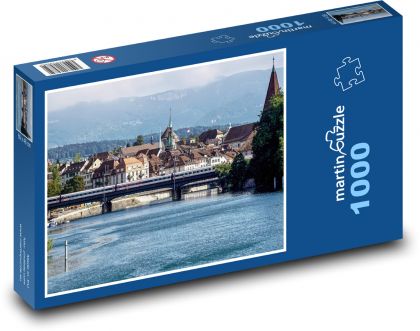 Solothum - Švýcarsko, město  - Puzzle 1000 dílků, rozměr 60x46 cm