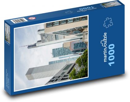 Nemecko - mesto, mrakodrapy - Puzzle 1000 dielikov, rozmer 60x46 cm
