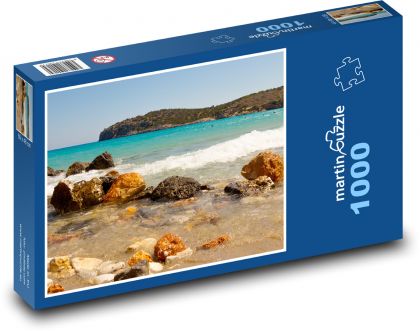 Strand - Felsen, Meer - Puzzle - 1000 Teile