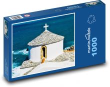 Grecja - Wyspa Skopelos Puzzle 1000 elementów - 60x46 cm