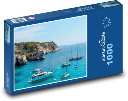 Středozemní moře - Španělsko, Macarelleta - Puzzle 1000 dílků, rozměr 60x46 cm