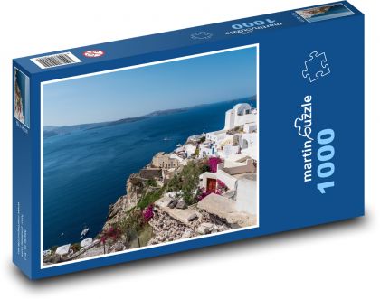 Santorini - Řecko, ostrov  - puzzle 1000 dílků