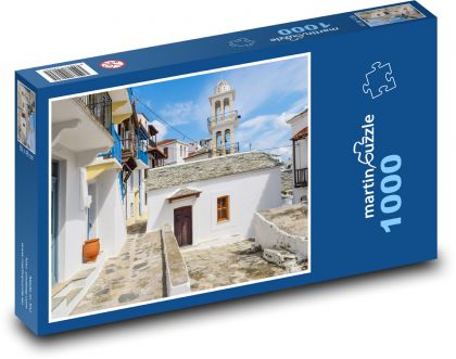 Griechenland Skopelos - Insel, Häuser - Puzzle - 1000 Teile