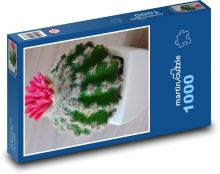 Kaktus - kvet, kvet Puzzle 1000 dielikov - 60 x 46 cm 